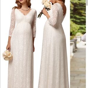 Tiffany Rose Chloe Lace Maternity Gown size 0